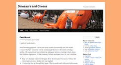 Desktop Screenshot of dinosaurs-and-cheese.com